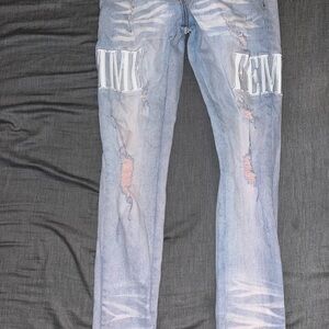 Homme Femme Pink Hue Jeans